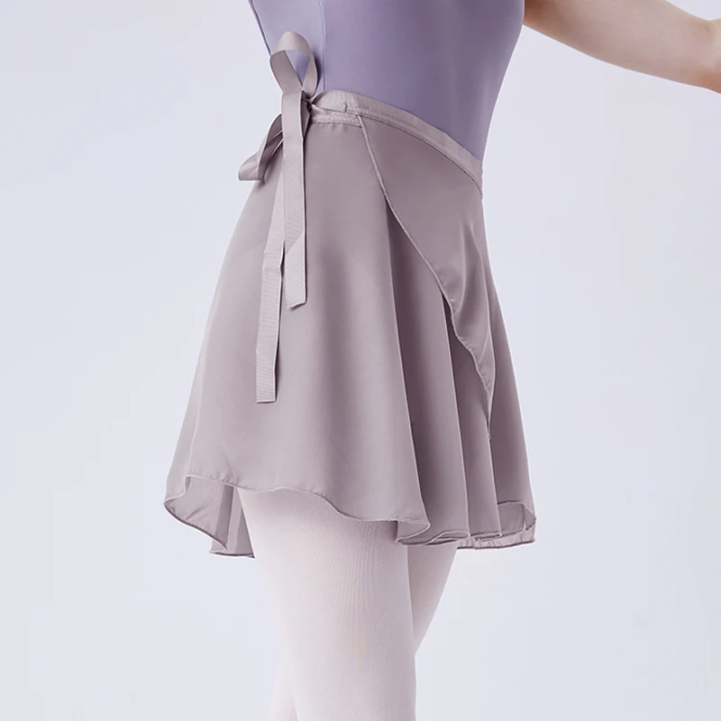 Women Ballet Skirts Lace-up Skirts Dance Skirts Polyester Adults Girls Leotards Skirt Ballet Practice Dancing Miniskirts Tutu - Image 3
