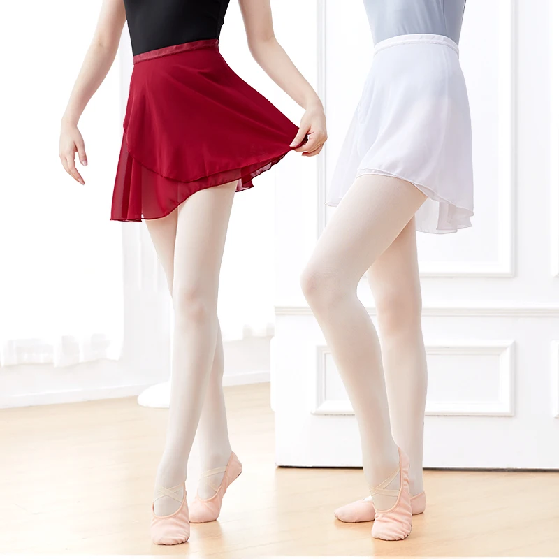 Women Ballet Skirts Lace-up Skirts Dance Skirts Polyester Adults Girls Leotards Skirt Ballet Practice Dancing Miniskirts Tutu - Image 4